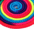 Gymnastics Art Rope, 2.8m/110inch Nylon Rainbow Color Rhythmic Gymnastics Rope Solid Competition Arts Training Rope Gymnastic Skipping Rope for Ex...