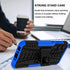 for Samsung Galaxy A35 5G Case with 2 Pack Screen Protector, Dual Layer Military Grade Shockproof, Heavy Duty Robust Bumper Cover with Kickstand f...