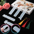 10 Pieces Silicone Bookmark Resin Mold DIY Bookmark Mould Epoxy Resin Casting Mold in 10 Cute Styles with 20 Pieces Random Color Tassels Craft, 20...