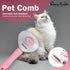 Self-Cleaning Button, Cat Brush, Dead Hair Brush, Dog Brush, Pet Grooming Tool, Suitable for Dogs Cats Short and Long Hair Shedding, Deshedding To...