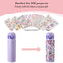 Gifts for Girls Decorate Your Own Water Bottles with Rhinestone Glitter Gem Stickers- Birthday Gifts for Kids DIY Arts and Crafts, BPA Free Stainl...