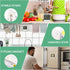 Photect 2 Pieces Digital Dual Kitchen Timer 3 Channels Count UP/Down Timer Cooking Timer with Magnetic Back Loud Alarm Large Display Countdown Tim...