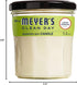MRS. MEYER'S CLEAN DAY Soy Aromatherapy Candle, 35 Hour Burn Time, Made with Soy Wax and Essential Oils, Lemon Verbena, 7.2 oz...