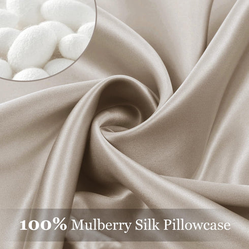 Adubor Silk Pillowcase - Mulberry Silk Pillow Case, 23 Momme 6A Grade Fibers, 900 Thread Count, Silk Pillow Cases for Hair and Skin Health, with H...