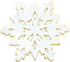 R&M International Snowflake 7.5" Giant Cookie Cutter with Interior Cut-Outs...