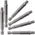 OIIKI 6 PCS 1/4 inch Square Socket Adapter Bits, 1/4 to 1/4 Impact Driver Power Bit Set, Socket Adapter Drill Bit for Automotive DIY-1/4 Hex Shank...