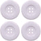 YAKA 50pcs 4 Holes Round Sewing Resin Buttons1.5inch/38mm in Bulk for Environmental Sewing Fasteners Scrapbooking DIY Sewing Tailor Crafts Coats C...
