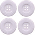 YAKA 50pcs 4 Holes Round Sewing Resin Buttons1.5inch/38mm in Bulk for Environmental Sewing Fasteners Scrapbooking DIY Sewing Tailor Crafts Coats C...