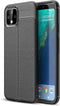 Case Compatible with Google Pixel 4 Case, Leather Texture Design Cover Anti-Scratch Shock Absorption Case for Google Pixel 4 (Black)...
