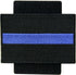 Thin Blue Line Patch Embroidered Tactical Applique Army Morale Hook & Loop Emblem...