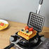 Dicunoy Pan Waffle Maker, Nonstick Waffle Maker Pan, Camp Stove Top Waffle Skillet for Belgian Waffles Sandwich Toaster, Breakfast, Sandwich Maker...