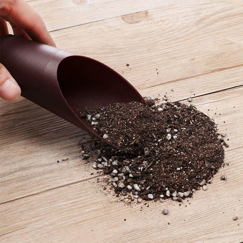 Black Bonsai Soil Scoops,Plastic Garden Soil Scoops,Colorful Gardening Tools Potting Scoopers Bucket Shovel for Flower Planting,Bonsai,Potting Gar...