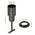 MECCANIXITY E14 Socket Ring Removal Tool T Type with Lamp Shade Socket Rings for Medium Base, Light Replacing Accessories, Black Pack of 10...