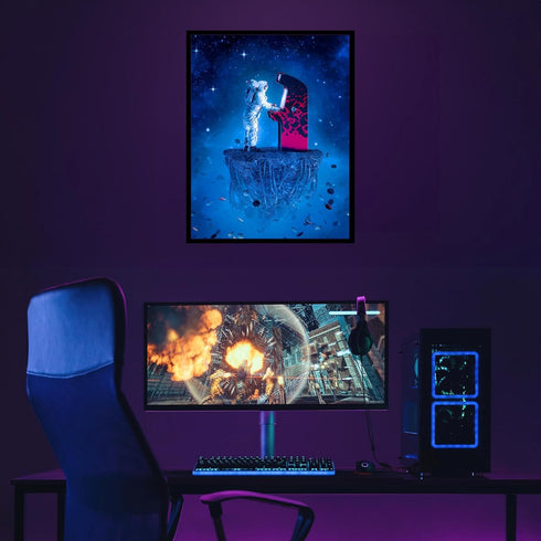 Insire Gaming Posters, Wall Art, Astronaut Poster, Poster for Wall, Gaming - Unframed (11x14)...