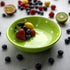 City to Cottage Handmade Lime Green and White Pottery Polka Dot Glazed 7.3inch/18.5cm, 14oz/400ml Salad, Pasta, Fruit, Cereal, Soup Bowl | Unique ...