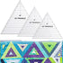 3 Pcs 60 Degree Triangle Ruler for Quilting 8 9 10 Inch Acrylic Template Quilt Rulers for Quilting Sewing Layer Cake Patchwork Quilt Supplies for ...