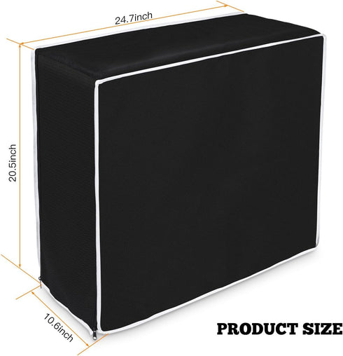 PC Computer CPU Host Dust Cover, Waterproof Desktop Mid-Tower Case Protector, Computer Host Dust Cover Desktop PC CPU Full Case with Zipper, CPU T...