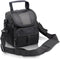 FOSOTO Waterproof (with Rain Cover) Black Camera Case Bag Compatible for Canon EOS M10 M6 M2 Mrak II M50 M100 Rebel T3i T4i T5 SL1, Nikon P600 D33...