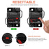 200 Amp Circuit Breaker with Manual Reset for Car Marine Trolling Motors Boat ATV Manual Power Protect for Audio System Fuse, 12V-48VDC, Waterproo...