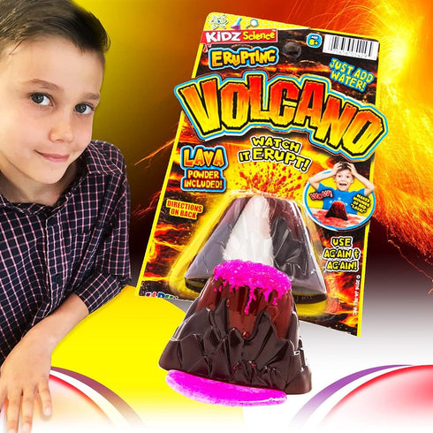 Small Erupting Volcano Science Kit (6 Volcano Toy) Science Experiments for Kids 6-8. Preschool Educational Lab Learning STEM Toys & Homeschool Sup...