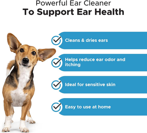 Pet Honesty OTIC Dog Ear Cleaner & Ear Health Support - Advanced Solution to Help Reduce Itching, Redness, Odor, Debris & Wax, Irritation & Inflam...