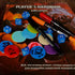 DND Wet & Dry Erase Tokens Set of 100 Colorful Blank Counters - 1.5" Customizable & Reusable Game Discs for Dungeons & Dragons, MTG, Bingo Clips a...