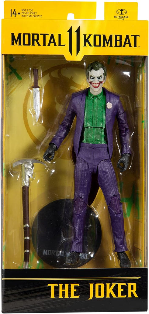 McFarlane Toys Mortal Kombat The Joker 7" Action Figure with Accessories...
