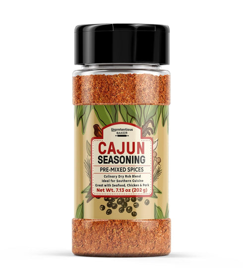 Unpretentious Cajun Seasoning (1 Cup) Culinary Blend, Southern Classic Cuisine, Rich Flavor...