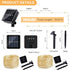 Solar String Lights Outdoor 2 Pack 33FT 100LED Copper Wire Fairy Light Waterproof Decoration for Wedding Party Terrace Yard Tree Garden Patio Chri...