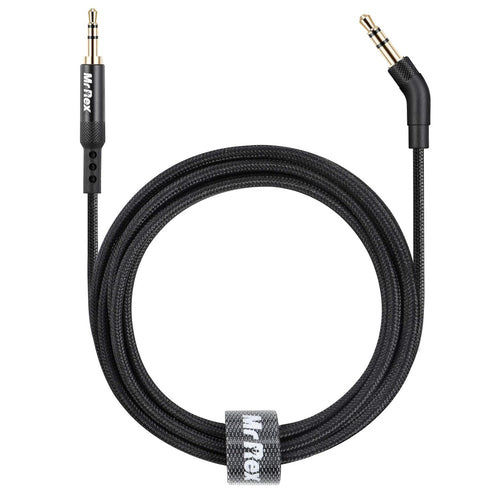 Mr Rex Nylon Braided 2.5mm to 3.5mm Audio Aux Cable for Bose 700 QuietComfort Ultra QC45 QC35II QC35 QC25 Headphones, JBL E45BT E55BT Headsets Rep...