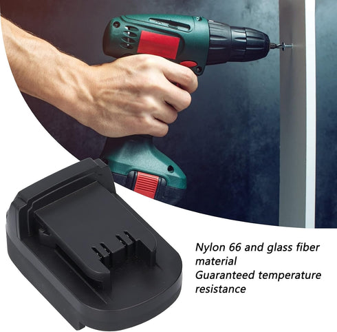 18V Battery Adapter Converter Chargers Dock Power Connector for Bosch 18V to for Milwaukee Lithium Power Tool BS18ML...