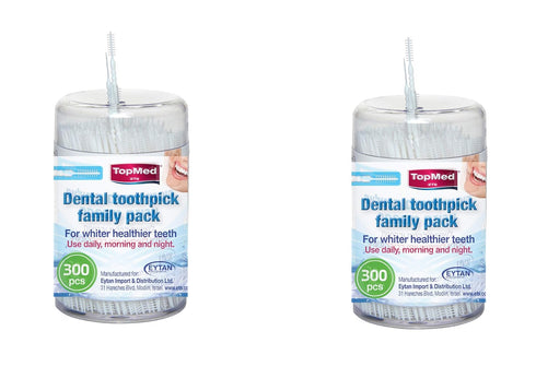 Brush Picks Toothpicks Hygiene Sticks (600 Cont)...