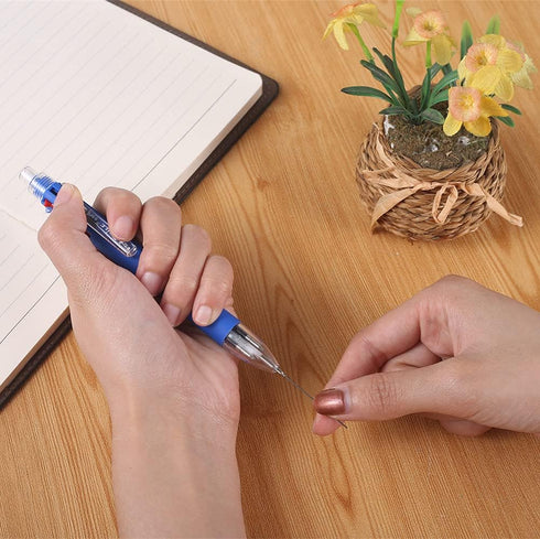 5 + 1 Multifunction Pen Set 0.7mm Colored Ballpoint Pen and 0.5mm Mechanical Pencil in One Pen Package Contains 5pcs Pens and 30pcs Pen Refills an...