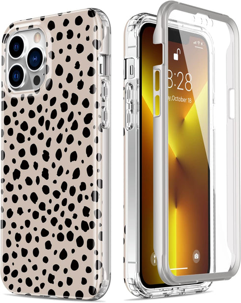 Esdot for iPhone 13 Pro Max Case with Built-in Screen Protector,Military Grade Cover with Fashion Designs for Women Girls,Protective Phone Case 6....