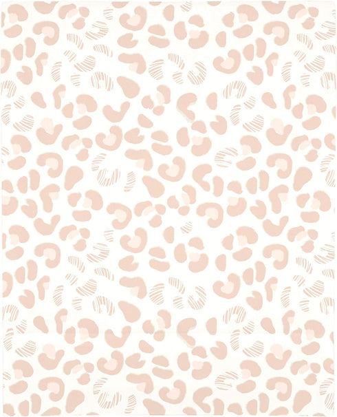 NoJo Neutral Cheetah Peach, Pink & Ivory Fitted Super Soft Crib Sheet, Pink, Peach, Ivory...