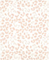 NoJo Neutral Cheetah Peach, Pink & Ivory Fitted Super Soft Crib Sheet, Pink, Peach, Ivory...