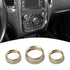 AC Volume Switch Knob Trim Ring Compatible with Dodge Charger 2011+/Challenger 2015+/RAM 2012-2017/Durango 2016-2022/Chrysler 300C 2011+, Aluminum...