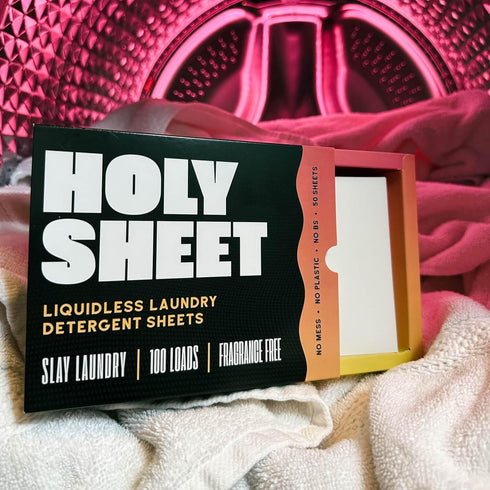 Laundry Detergent Sheets, Fragrance-Free, Hypoallergenic, Eco & Earth Friendly, No Plastic Jug, Pre-measured, Concentrated sheet, Mess Free, Light...