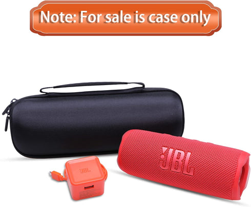 LTGEM EVA Hard Carrying Case for JBL FLIP 6 FLIP 5 Waterproof Portable Bluetooth Speaker - Red...