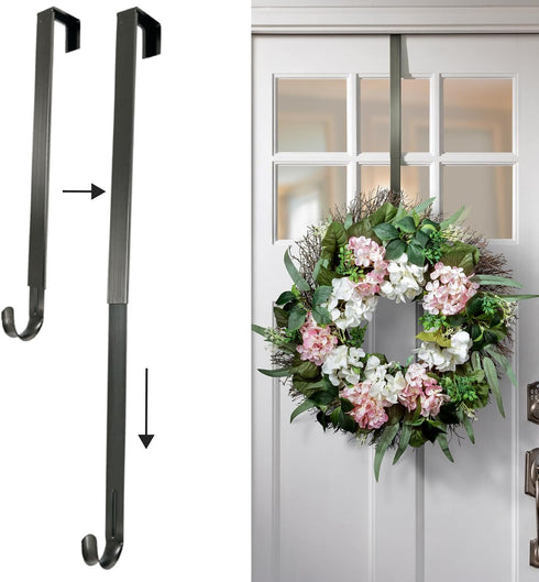 Haute Decor Adjustable Length Wreath Hanger - 20 Lb. Capacity...