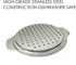 Stainless Steel Spaetzle Maker Lid with Scraper Traditional German Egg Noodle Maker Pan Pot Spaghetti Strainer...