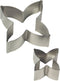 PME Daphne Flower Petal Cutters, Stainless Steel, Set of 2...