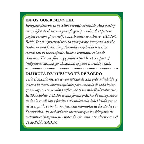Tadin Boldo Herbal Tea (24 Teabags) (Pack of 2)...