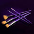 Royal & Langnickel Moderna, 5pc Oval Wash & Blender Brush Set for All Painting Mediums, Includes - Oval Wash, Blender, Fan & Liner Brushes Purple...