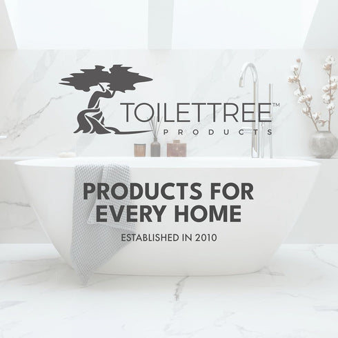 ToiletTree Products Deluxe Toilet Brush with Lid - Black...