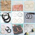 Huwujiu 80pcs Earring Hoops for Jewelry Making, Earrings Beading Hoop Earring Finding Circle Round Circle Round Beading Hoops for Earring DIY Craf...