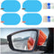 4 PCS Car Rearview Mirror Waterproof Film, Rainproof Anti Fog Auto Side Window Protective Sticker for Safe Driving, HD Clear Nano Coating Rear Mir...
