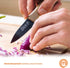 MasterChef Knife Set of 3 Kitchen Knives for Cooking (Chef, Paring & Utility), Professional Sharp Stainless Steel, Non Stick Blades & Soft Touch H...