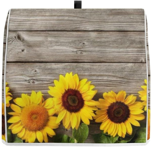 Stand Mixer Cover Compatible with Kitchen Aid Mixer, Cute Sunflower Kitchen Appliance Dustproof Covers with Accessories Pockets, Fits All Tilt Hea...