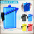 8 Pack Waterproof ID Card Badge Holder Case Multicolour ID Holder Waterproof Card Holder for Swimming with Lanyard and Keychain for Id Badges Cred...